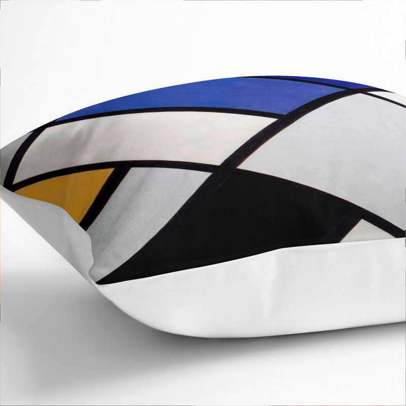 Square Cushion, 40cm H x 40cm W x 15cm D, White