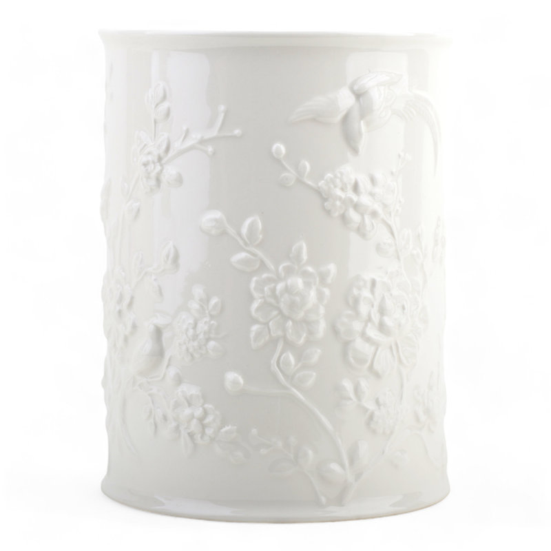 2 Gallons Waste Bin, White