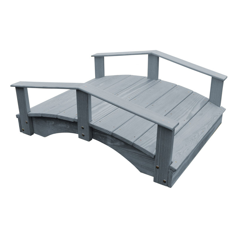Pont de jardin, Gris, H 22 po x l 93 po x P 38 po