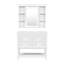 Meuble-lavabo simple 36 po avec lavabo en céramique-313487363