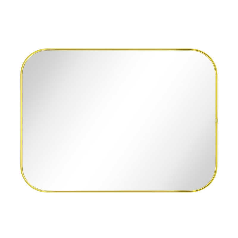 Miroir de salle de bain Lucia, 30 po x 22 po, Or