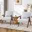 Chaise d'appoint en polyester H 26,8 po Hennah-574962354
