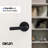 Arc Single Dummy Door Lever Modern Concealed Design Non-Turning for (Closet, Pantry or Hallway) – Sleek Minimalist Style in Matte Black-114645748