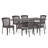 Jamal 6 - Person Rectangular Outdoor Dining Set