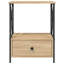 Cinar 50cm W Iron Bedside Table-306003871