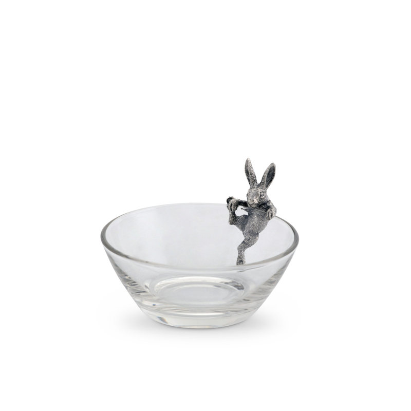 Garden Friends Glass Dessert Bowl