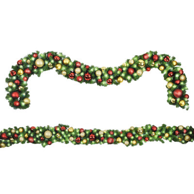 108" Garland with 100 Warm Lights