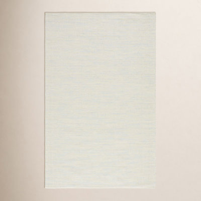 Dallis Green Ivory Handmade Cotton Rug