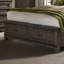 Ensemble de chambre avec grand lit et deux tables de chevet Lexee-1600326405