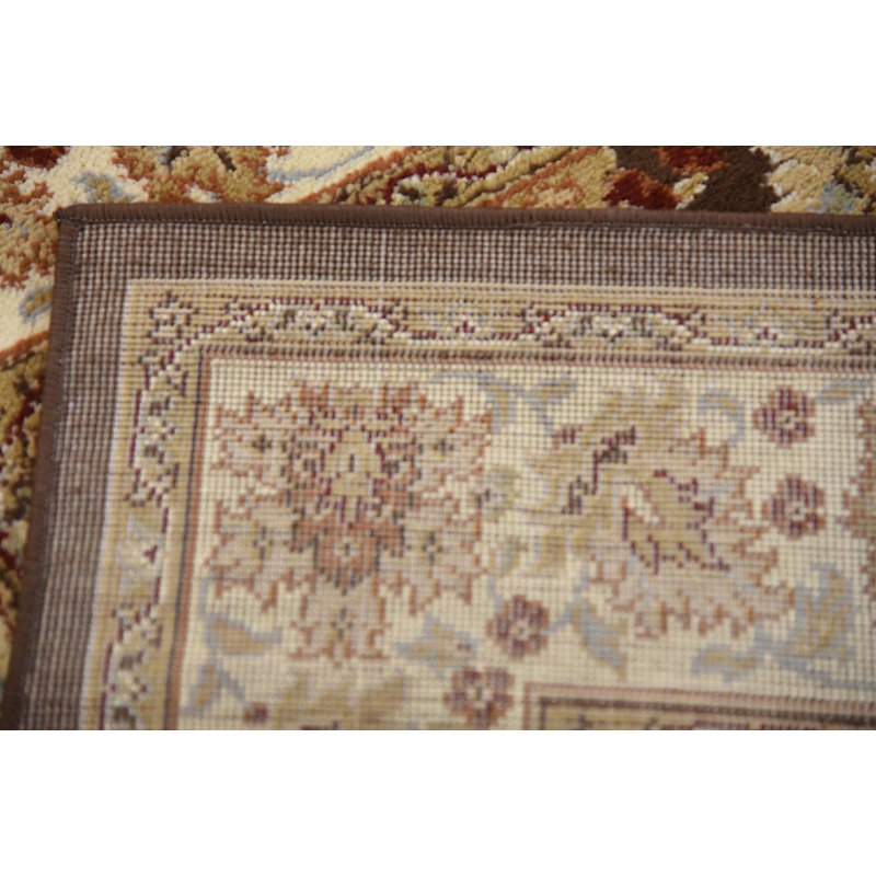 Tapis à motif oriental brun Odyssey, Rectangle 3 pi 3 po x 5 pi 3 po