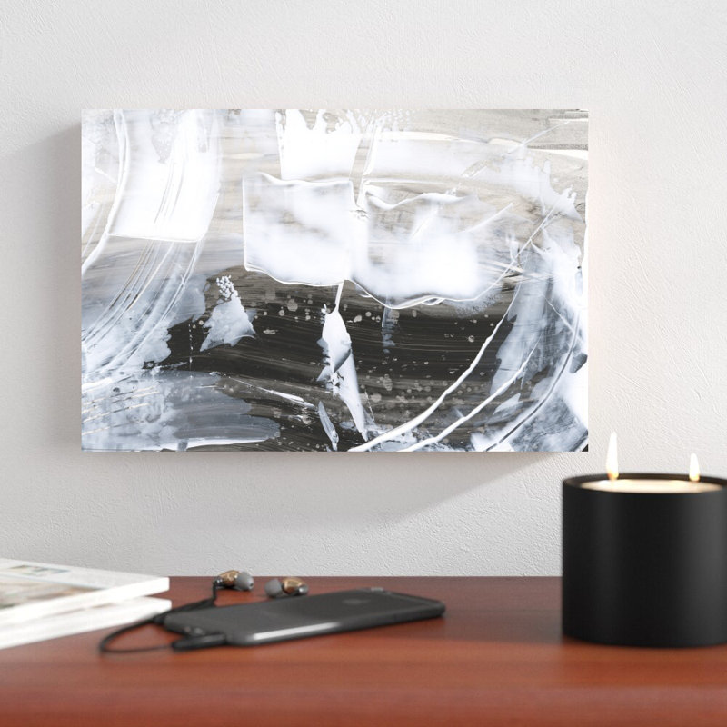 «Blizzard Conditions IV» par Ethan Harper - reproduction d'art sur toile tendue, H 8 po x l 12 po