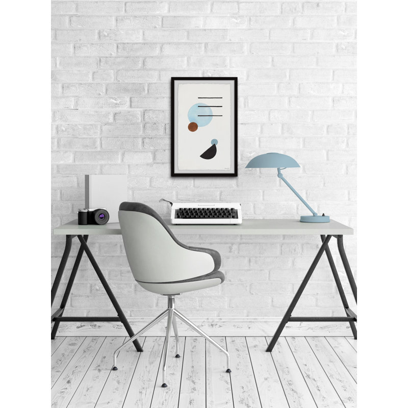 Blue Eclipse by Marmont Hill - Single Picture Frame Painting, 30 cm H x 20 cm W