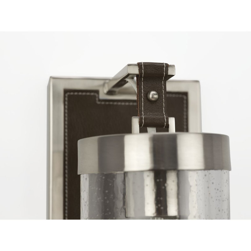 Lookout Steel (accents) Armed Sconce