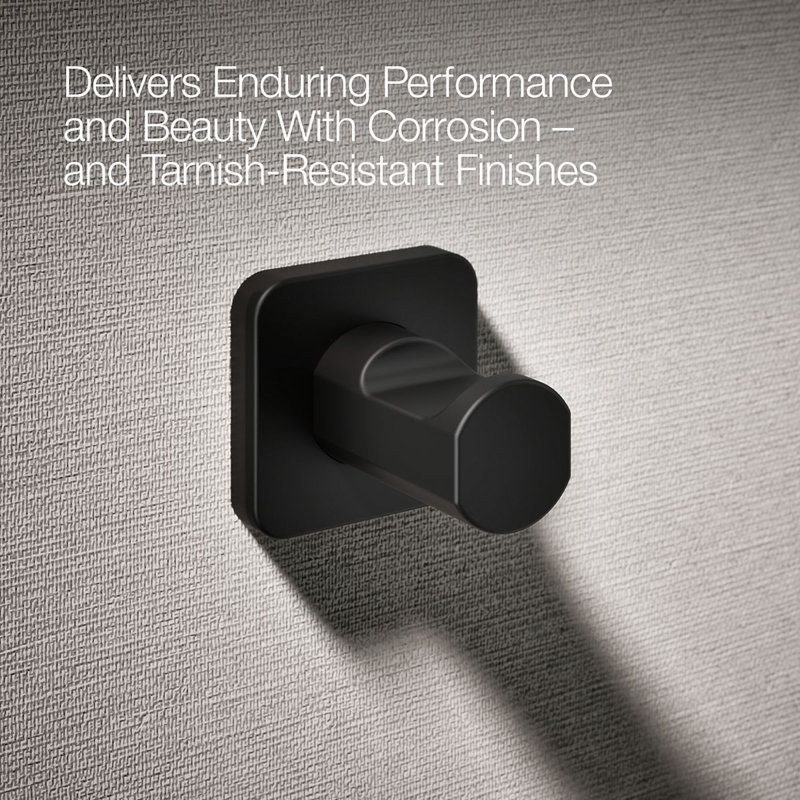 Parallel™ Robe Hook, Matte Black