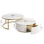 Table basse gigogne moderne cannelée avec tiroir Modern-625802199-634335826