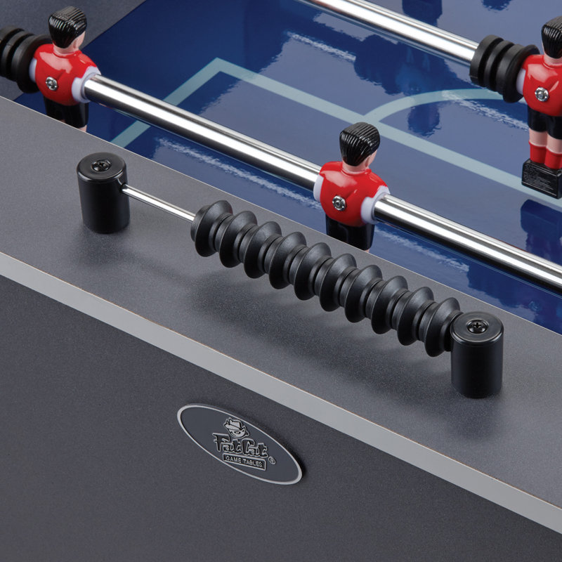 Rebel 54" Gray and Black Foosball Table with Quick Snap Rods