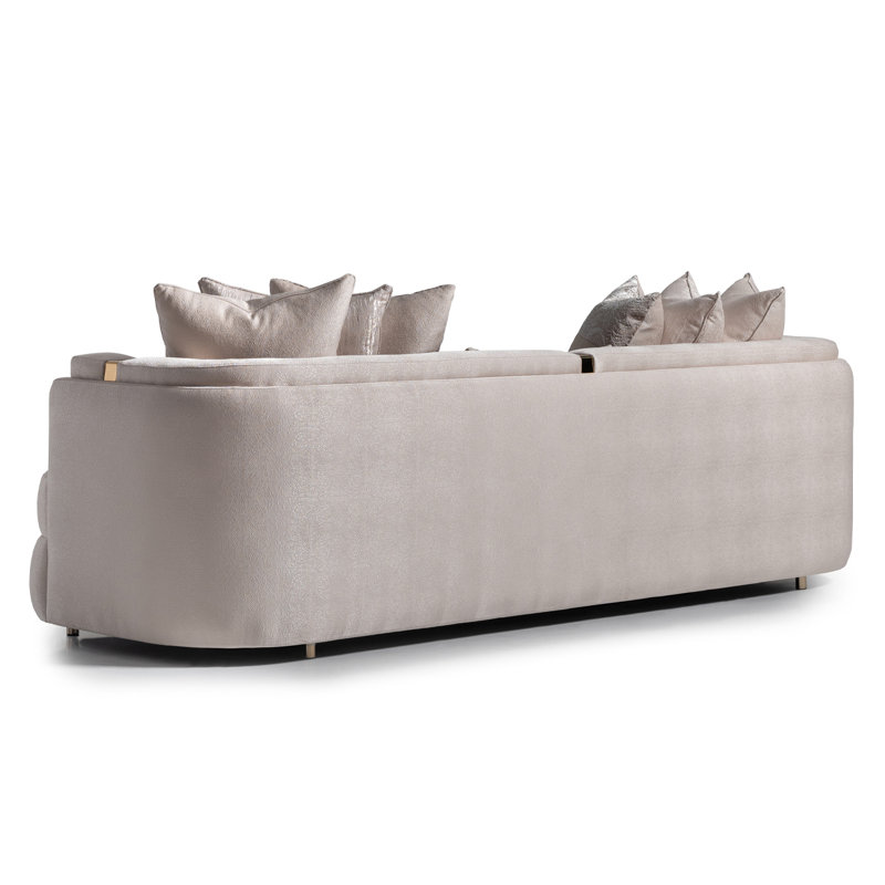 Carmela 102'' Square Arm Curved Sofa
