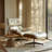 Swivel Lounge Chair With Ottoman-1417411089
