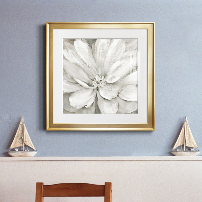 Simplement doux - Cadre photo, reproduction d'art sur papier, H 17,5 po x l 17,5 po x P 1,5 po, Encadrement doré