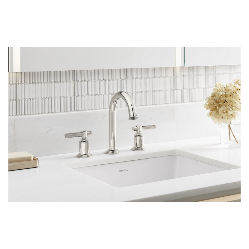 Central Park West™ Sink Faucet, Arch Spout, Lever Handles, Polished Nickel