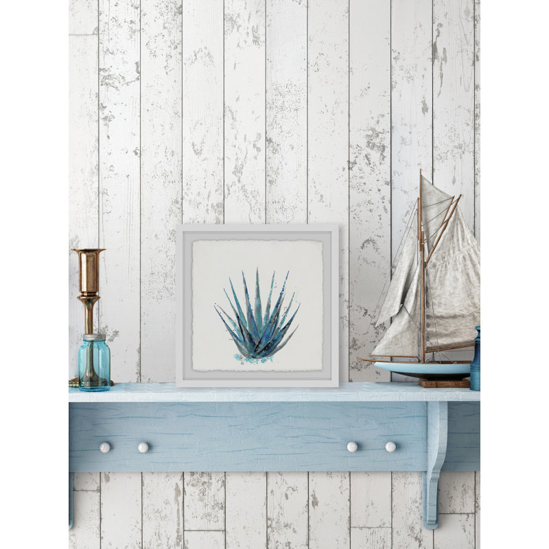 « agave ii », reproduction encadrée, H 32 po x l 32 po