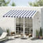 Dakota Fields 250cm W x 200cm D Polyester Cover Retractable Patio Awning-41427784-15973125