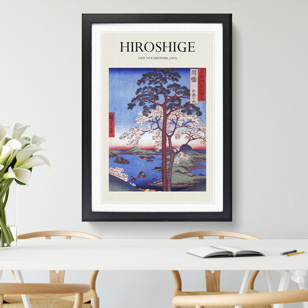 Kajikoyama by Utagawa Hiroshige - Picture Frame Art Prints