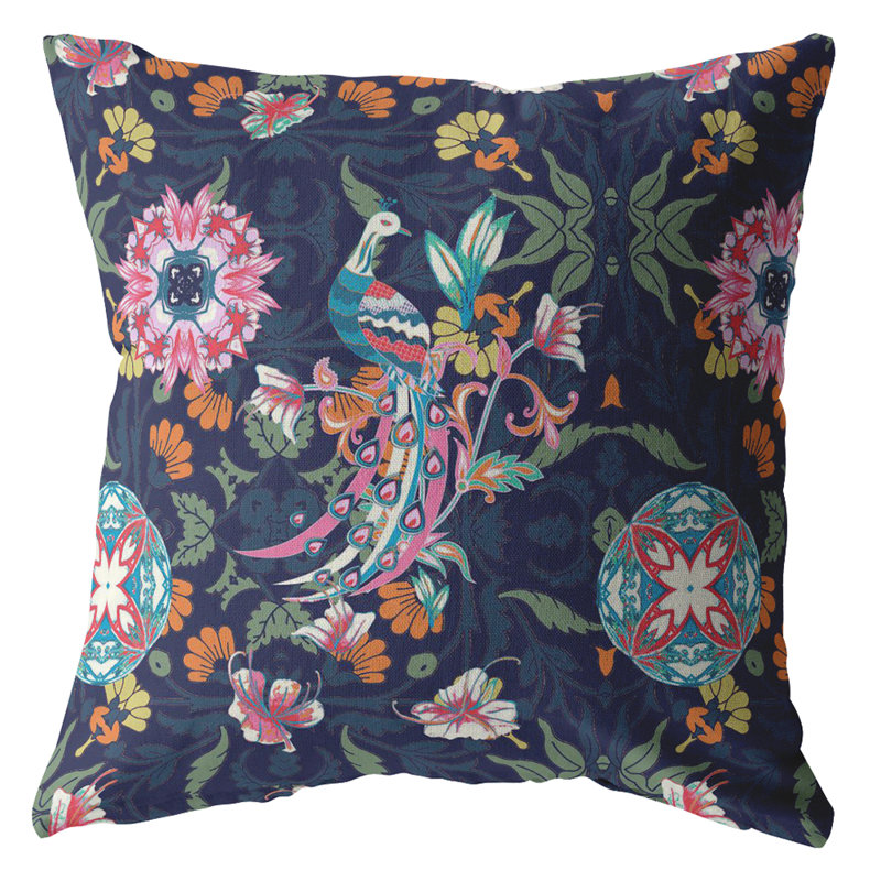 Faux Suede Reversible Throw Pillow, 16" x 16"