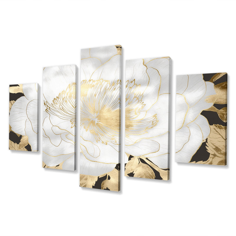 Reproduction d'art sur toile rose exquise - Glam IV