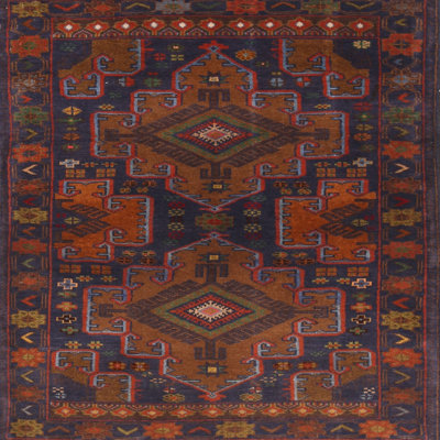 Tapis contemporain brun / violet / gris