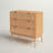 Keanu 36" W 3-Drawer Wood and Cane Chest -1181550321