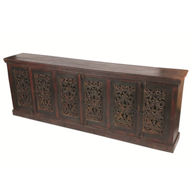Alnita 101 " W Mango and Acacia Solid Wood Sideboard