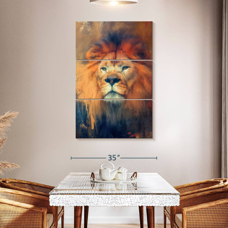 Lion Energy, 50" H x 32" W