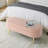 Ottoman Oval Storage Bench ith Metal Legs-687873030