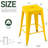Juddson 24" Counter Stool with Metal Frame,Bar Stools Set Of 4 Indoor-Outdoor Stool-462158047