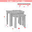 Oruada Solid Wood Nesting Tables-40527879
