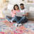 Cream Washable Rug 8X10 Area Rug (Cream, 8' X 10')-1088635050