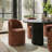  6 - Person Dining Table Sets With Oval Table & 6 Upholstered Chairs-646216504-646216499