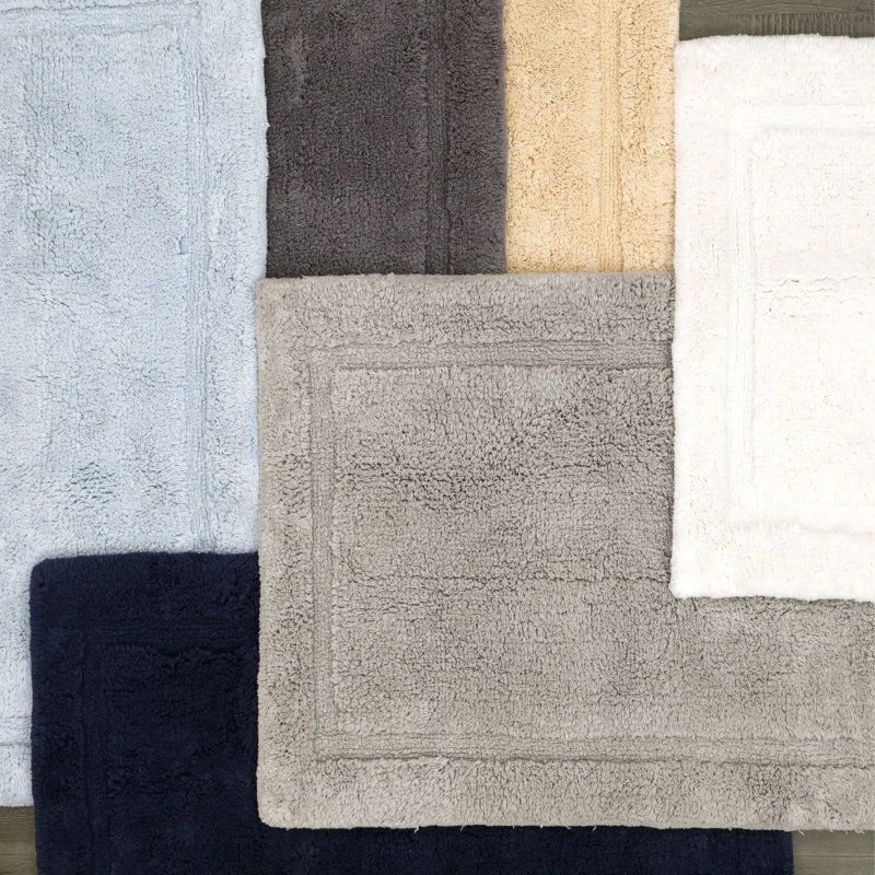 Rane Plush Bath Rug, White