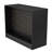 48”w * 20”d * 38”h - Slatwall Front Black Cash Wrap Wood Retail Counter Checkout