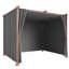 Pergola d'extérieur en métal avec auvent rétractable et support d'ancrage l 10 pi x P 10 pi-134633434-134633437
