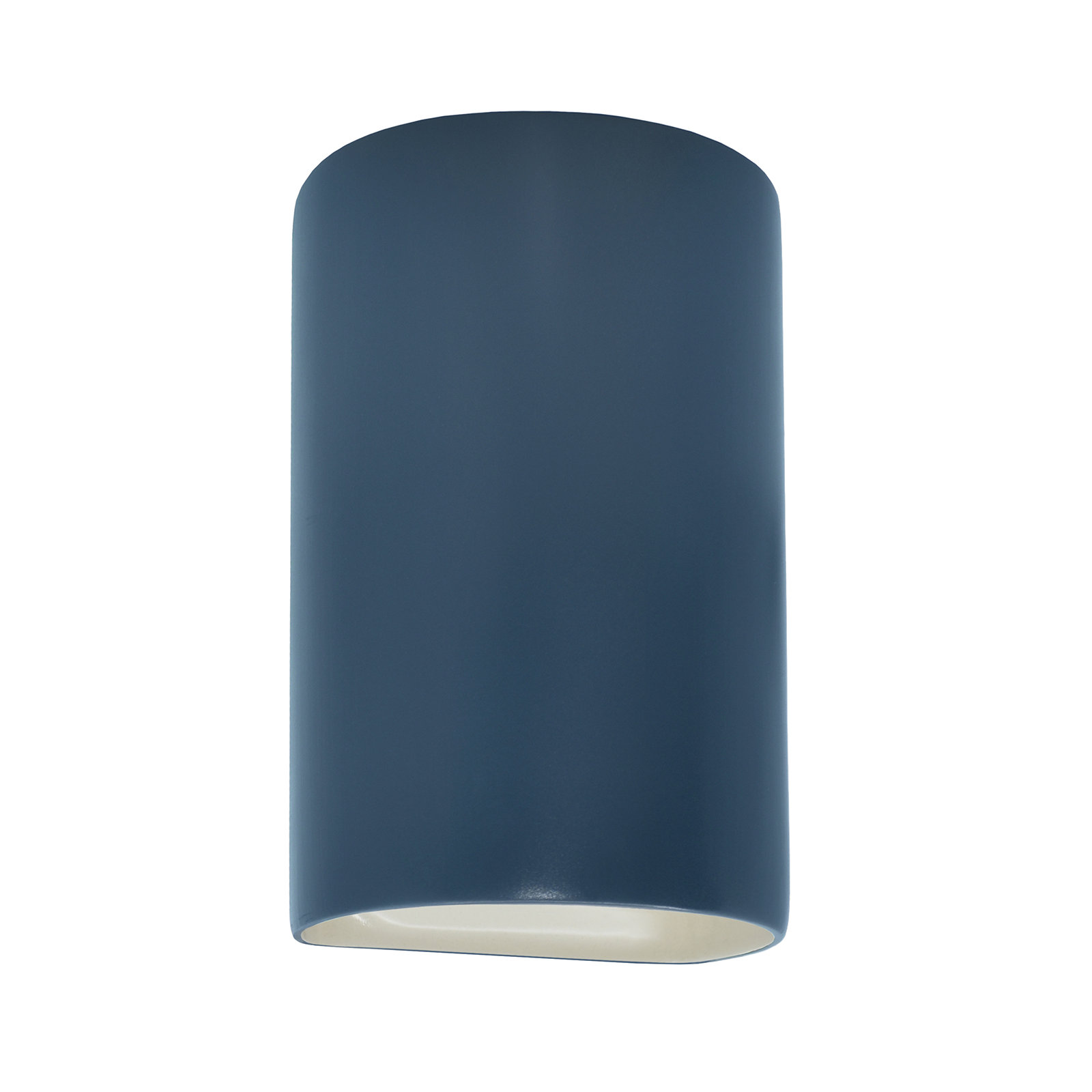 Pacursa Ceramic Dimmable Flush Mounted Sconce, 9.5" H x 5.75" W x 4.5" D, Integrated LED, Muted Yellow