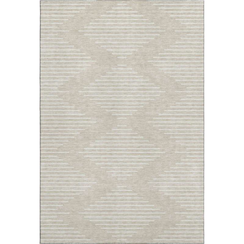 Premium Machine Washable Colmenero AMF1016 Geometric Rug, Rectangle 10' x 14'