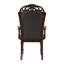 Ensemble de 2 chaises de salle à manger Nami, cerisier chic traditionnel sculpté, gris