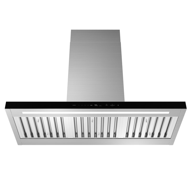 48" Chimney Wall Hood, 1,200 CFM (780 CFM Capable), Silver Stainless