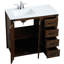 Ensemble de meuble-lavabo simple 36 po Slayton-1927340640