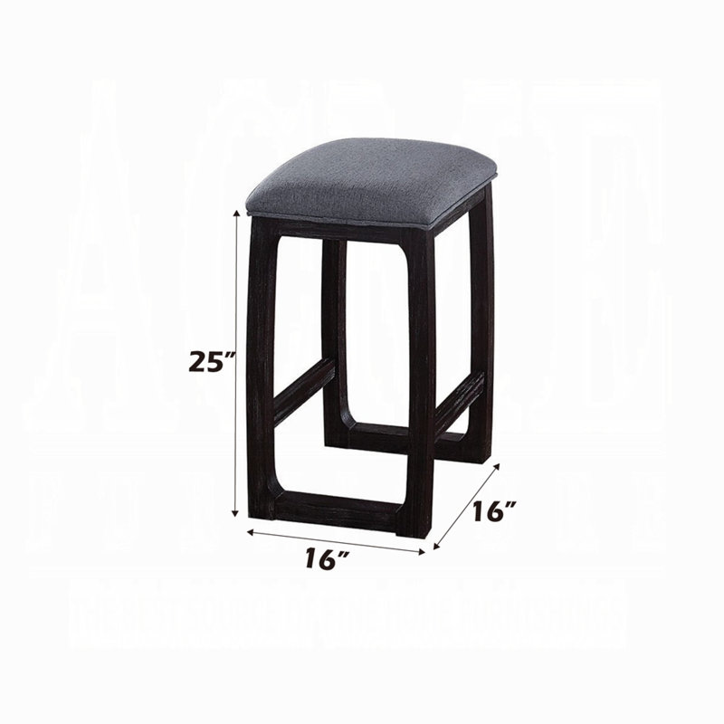 Tabouret de comptoir rembourré 25 po Jamilynn