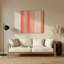 Abstrait couleur champ 33, art mural en métal rose-304190107
