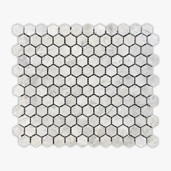 1" x 1" Marble Honeycomb Mosaic Wall & Floor Tile