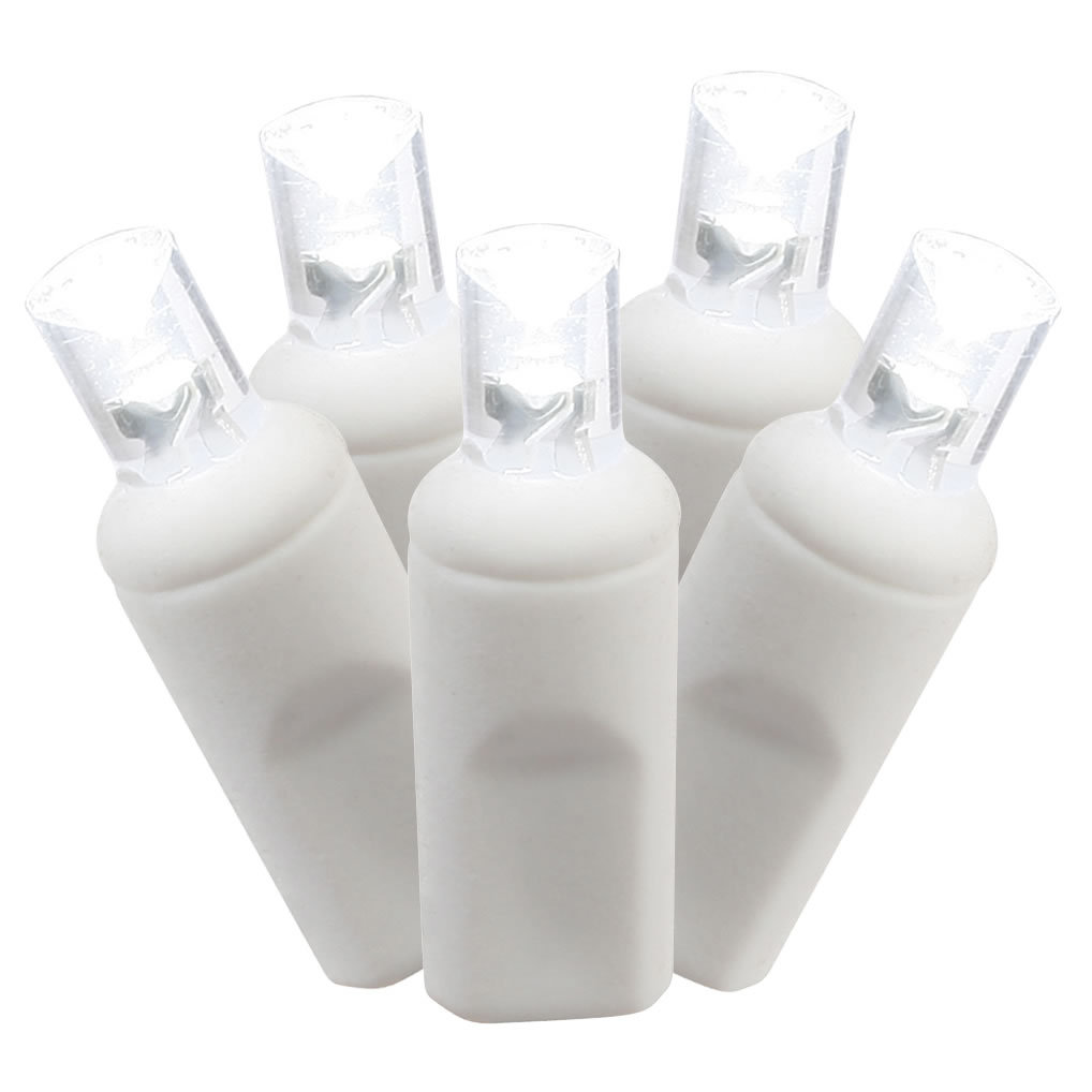 100Lt LED Single Mold Wide Angle LED Christmas light set 6"Sp 50'L The Holiday Aisle® 